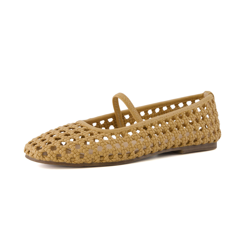 Weavy Woven Ballet Flats for Women