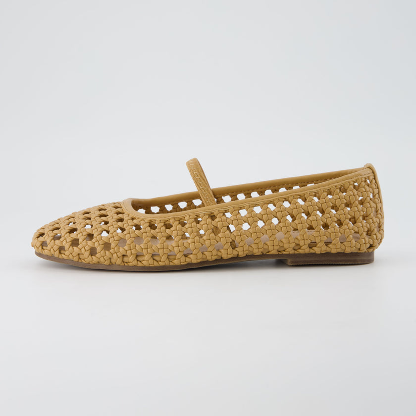 Weavy Woven Ballet Flats for Women