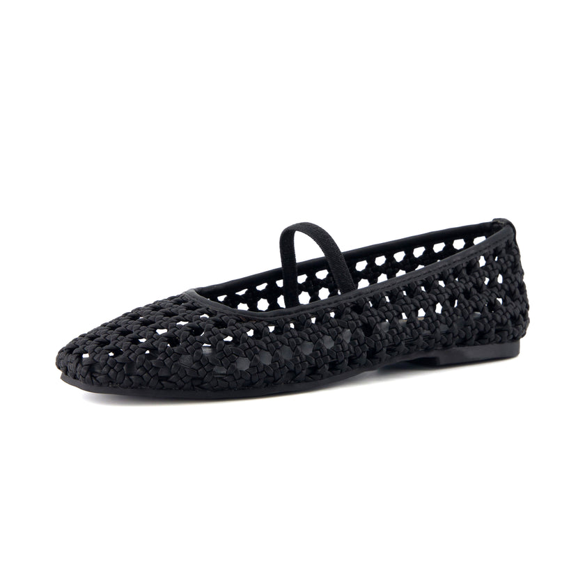 Weavy Woven Ballet Flats for Women