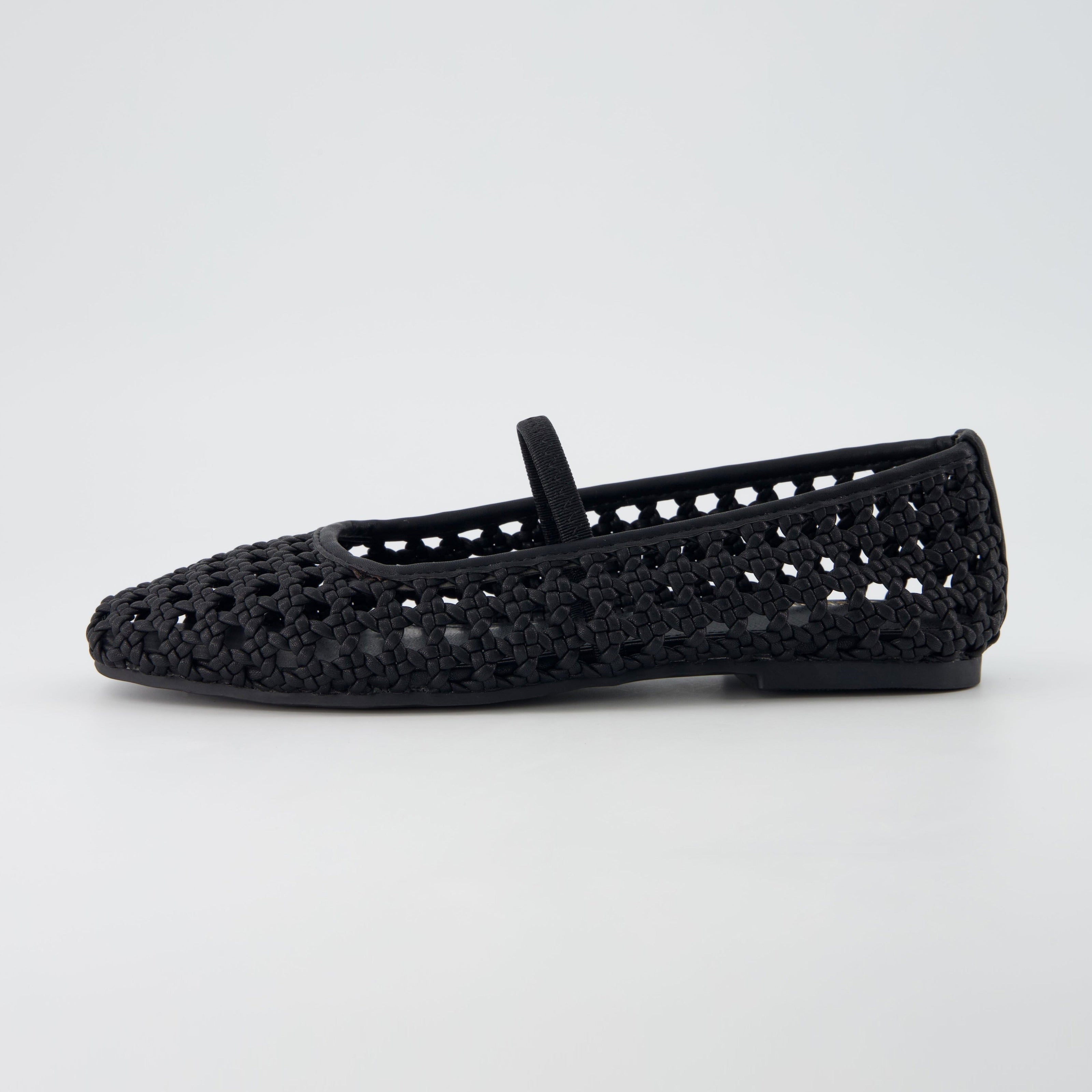 Weavy Woven Ballet Flats for Women