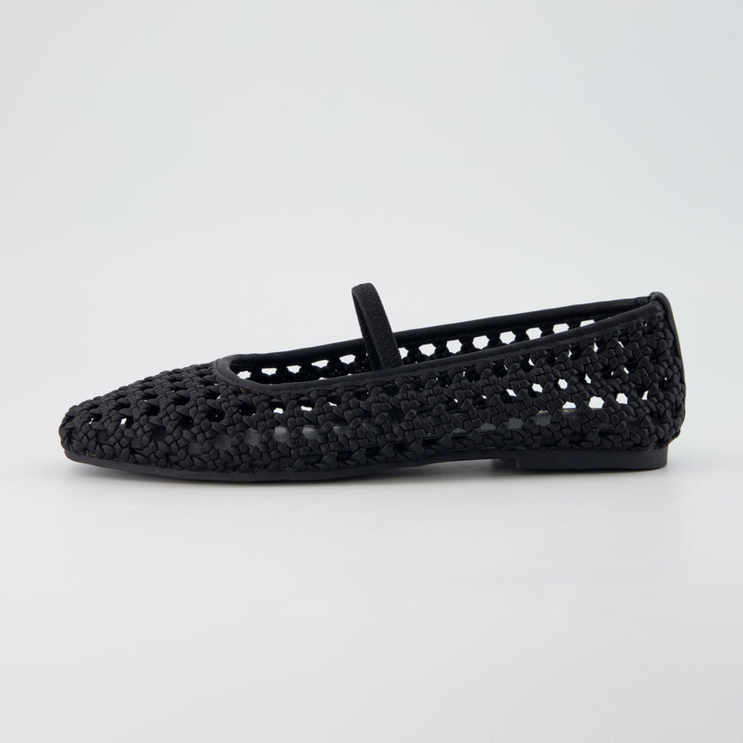 Weavy Woven Ballet Flats for Women