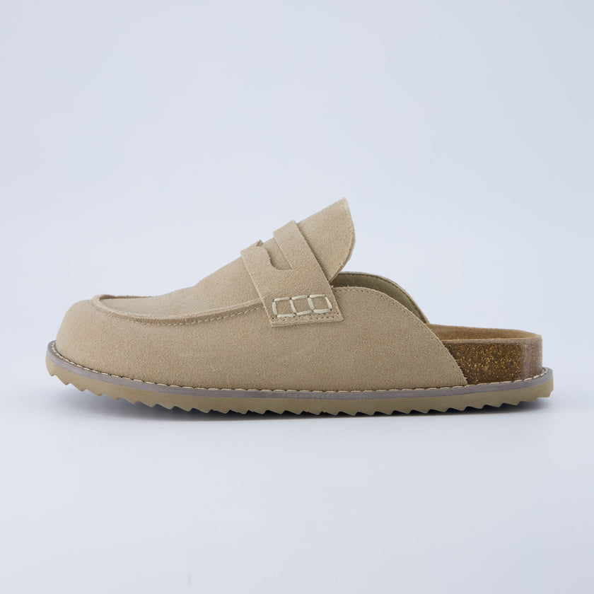 Zola Suede Cork Clogs for Women