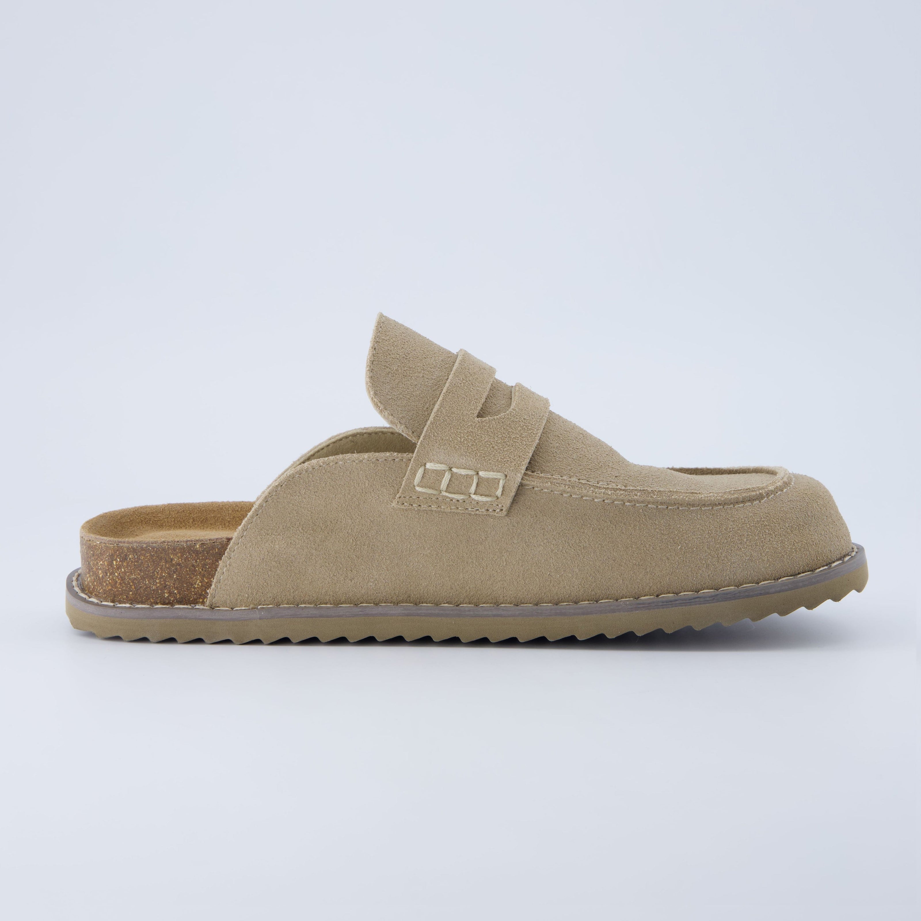 Zola Suede Cork Clogs for Women