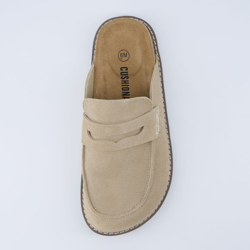 Zola Suede Cork Clogs for Women