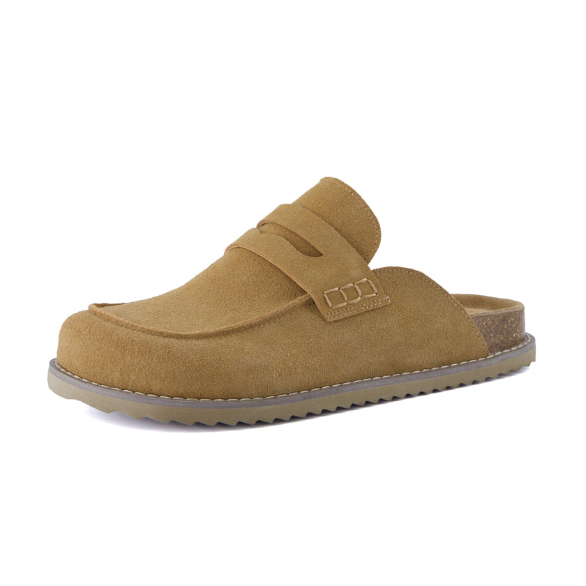 Zola Suede Cork Clogs for Women
