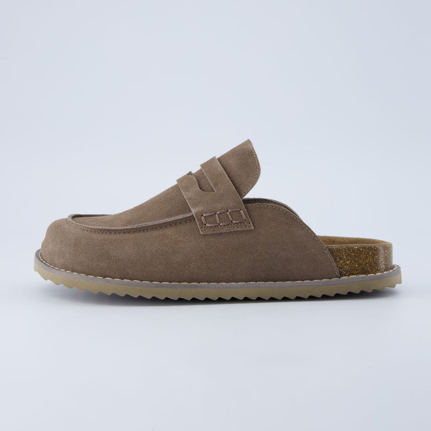 Zola Suede Cork Clogs for Women