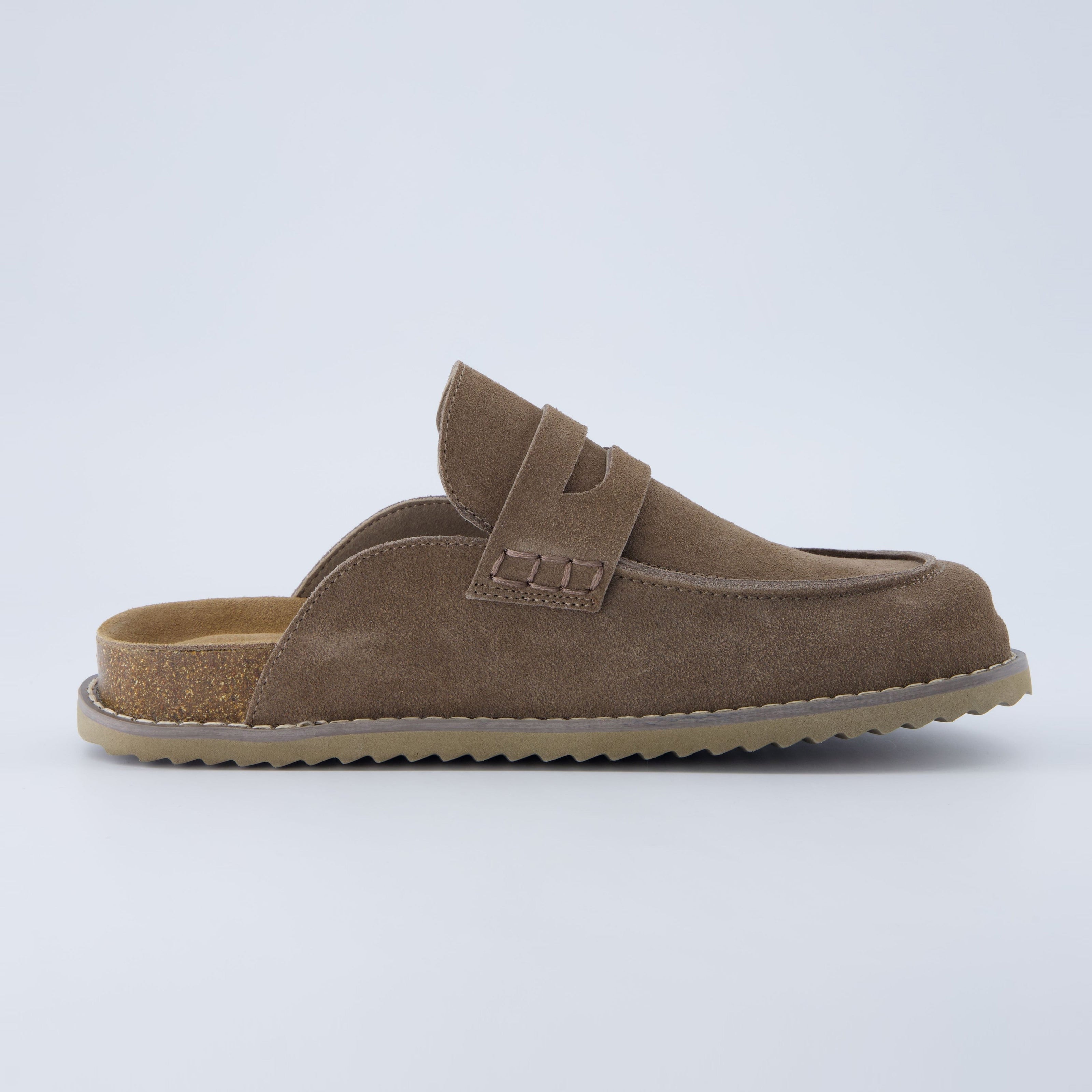 Zola Suede Cork Clogs for Women
