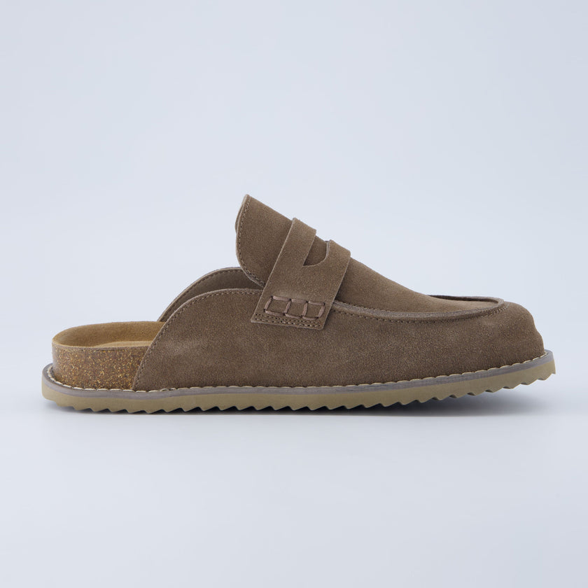 Zola Suede Cork Clogs for Women