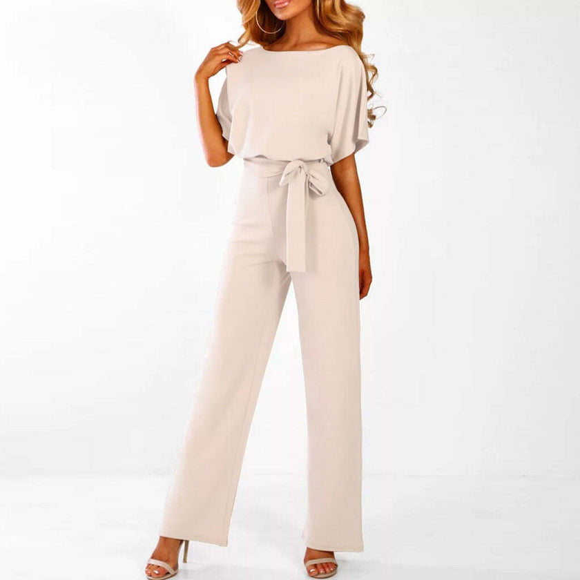 Elijah Belted Wide Leg Jumpsuit