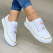 Luna Platform Sneakers Gold Chain Detail