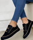 Luna Platform Sneakers Gold Chain Detail