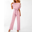 Elijah Belted Wide Leg Jumpsuit