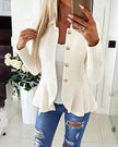 Argyle Cable Knit Cardigan