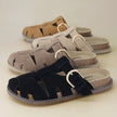 Benson Suede Buckle Clogs for Women