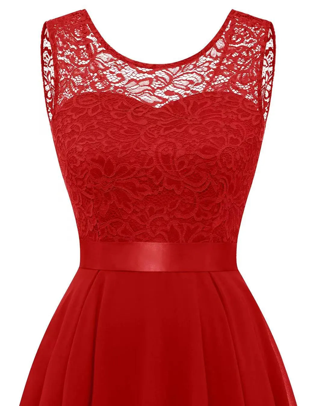 Women's Wedding Guest Dress, High Low Sleeveless Party Dress, XS-3XL