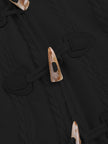 Women's Hooded Longline Coat, Faux Fur Trim Toggle Winter Coat, S-2XL