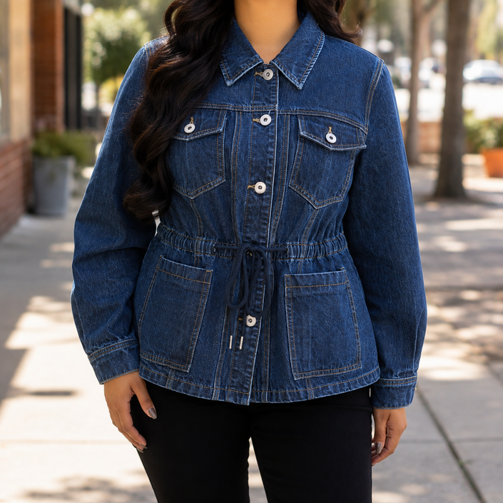 Stretch Denim Jean Jacket