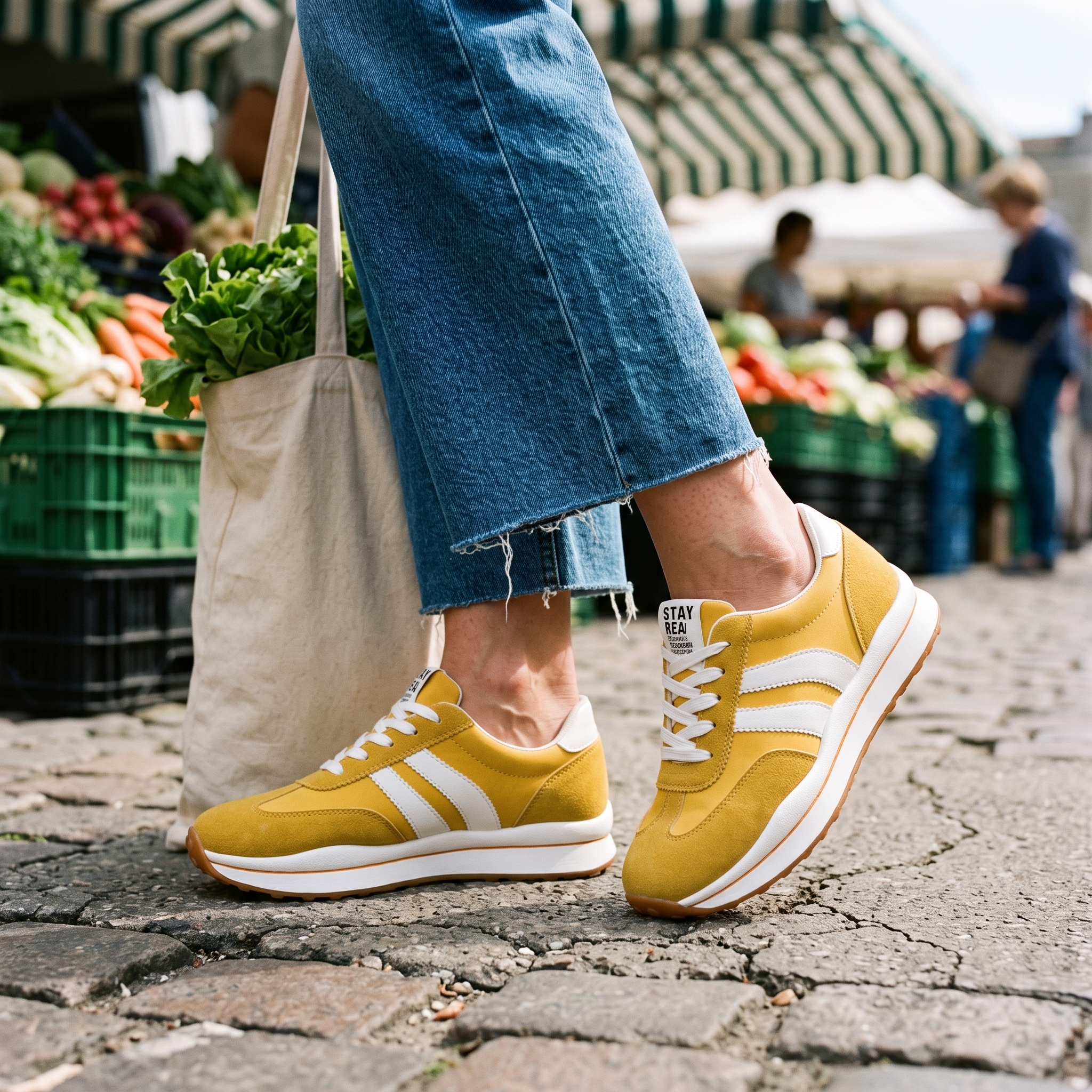 Reeve Retro Platform Sneakers Chunky Sole