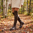 Penelope over the knee boots in Brown - lifestyle