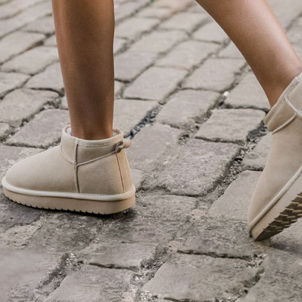 Hip Cozy Faux Fur Ankle Boots