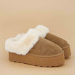 Husky Faux Fur Winter Clogs for Women