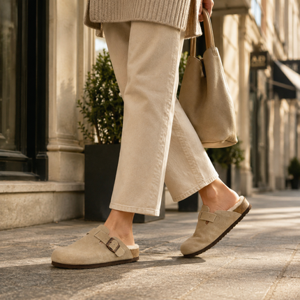 Hana Fur-Lined Clog