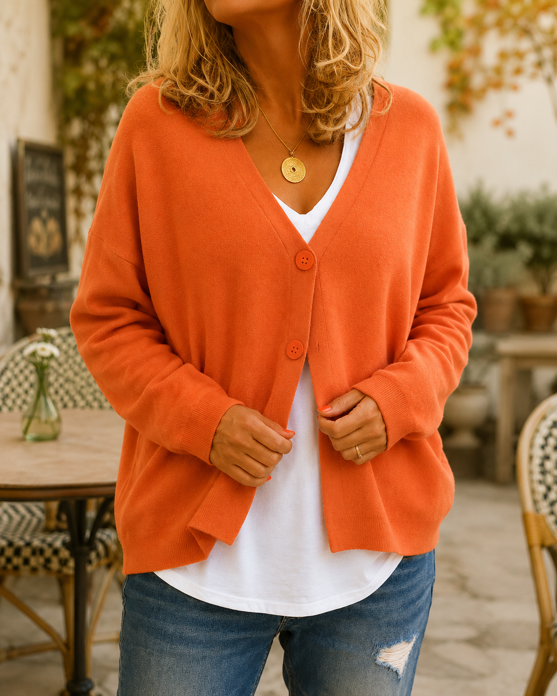 Women's Lightweight Knit Cardigan, Open Front Layering Top