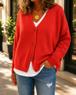 Women's Lightweight Knit Cardigan, Open Front Layering Top