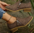 Bronte Zip-Up Ankle Boots