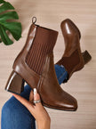 Women's knit shaft sock boots